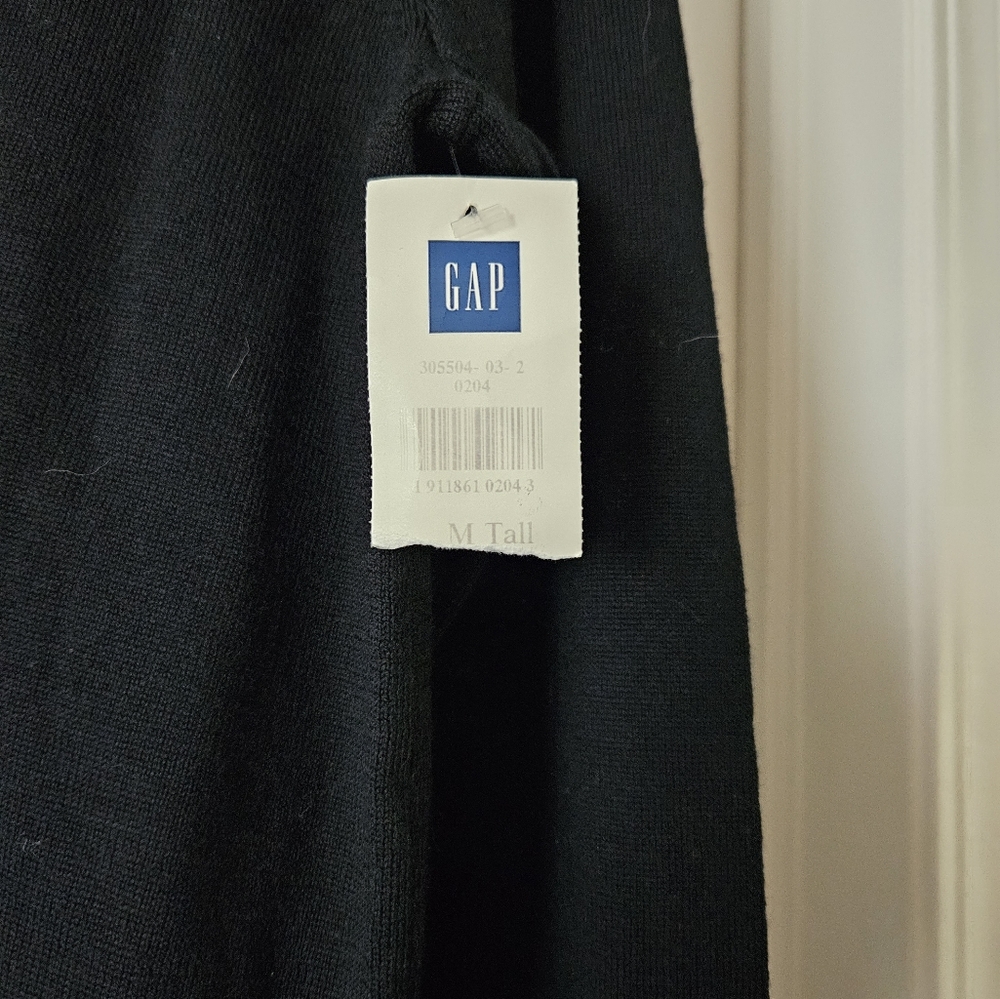 Women's black turtleneck